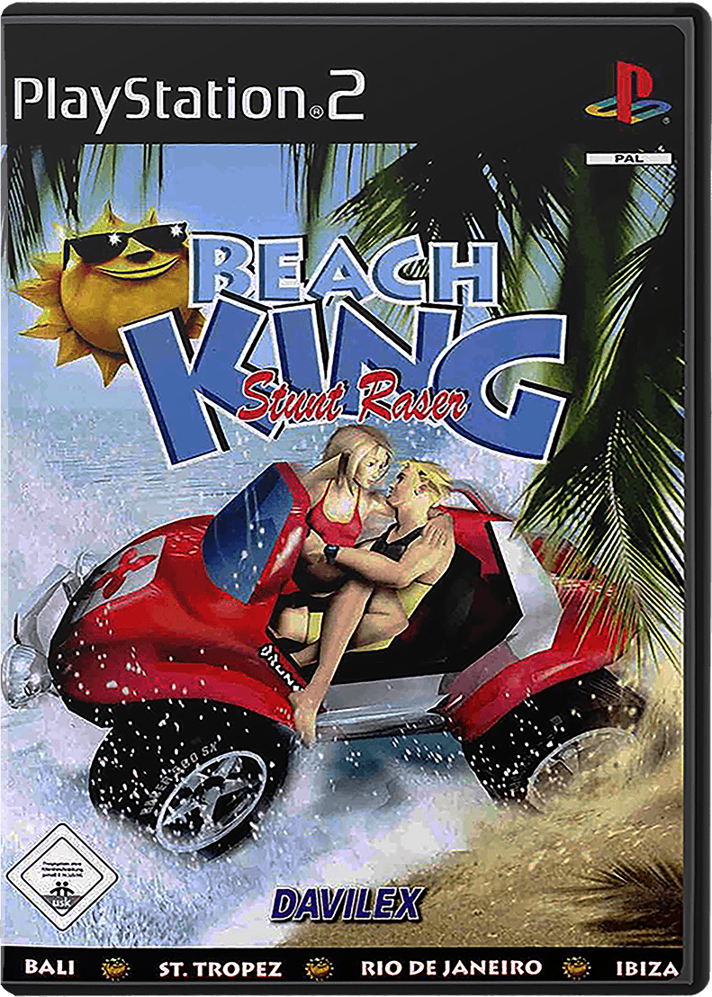 Beach King Stunt Racer box art for Playstation 2